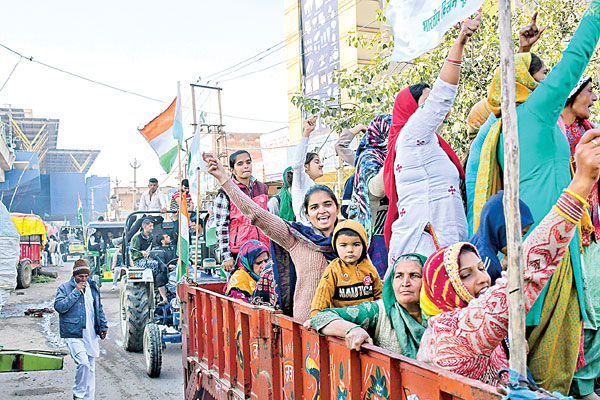 Women Farmers in Delhi protests