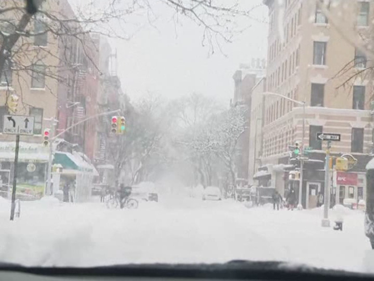 Major storm hits Northeast, more than foot of snow forecast