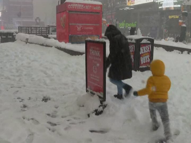 Major storm hits Northeast, more than foot of snow forecast