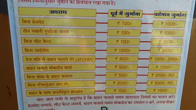 नए मोटर व्हीकल एक्ट में जुर्माना राशि,  बीकानेर ट्रैफिक नियम जागरुकता,  Road Safety Month Bikaner,  New Motor Vehicle Act Bikaner,  Bikaner Traffic Police Challan,  Penalty amount in new motor vehicle act,  Bikaner Traffic Rules Awareness