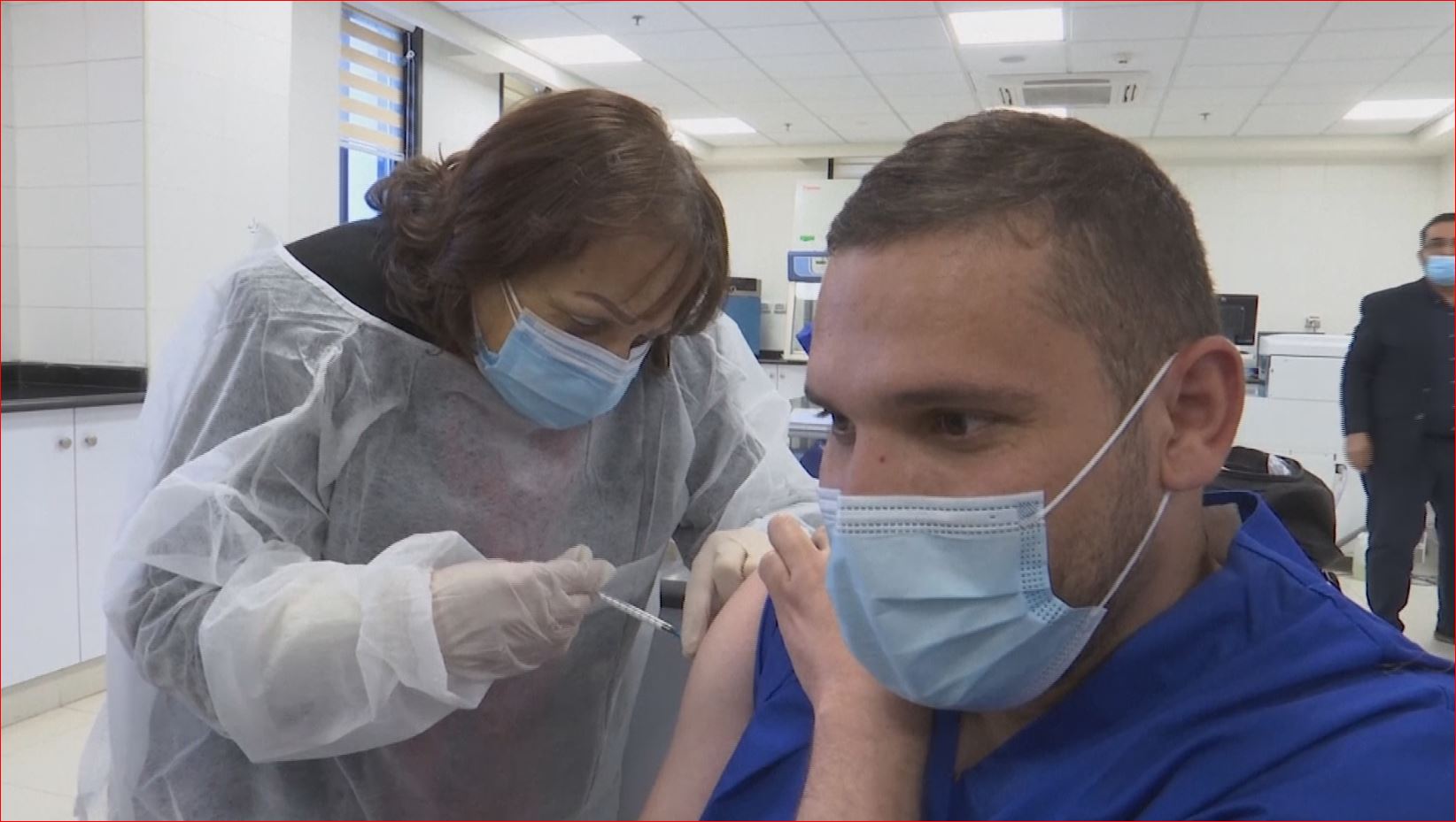 corona vaccination campaign begins in palestine