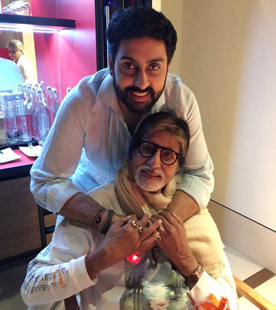 amitabh with abhishek