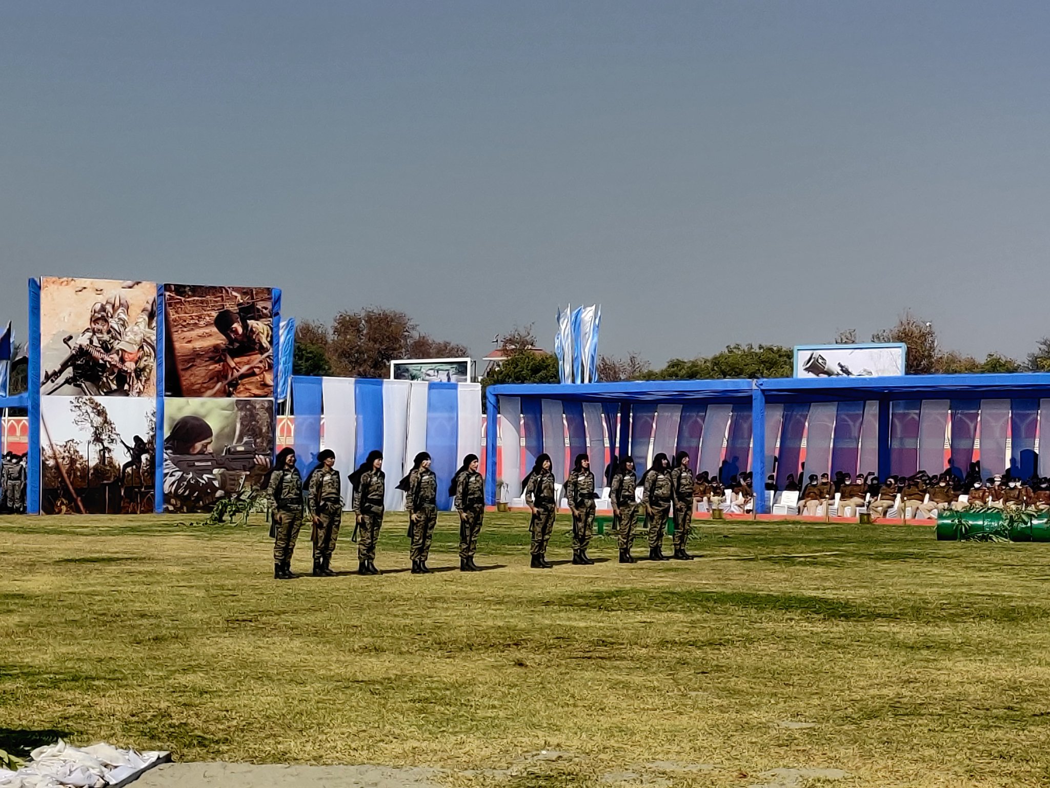 CoBRA commandos on the occasion of 88th Mahila Battalion raising day