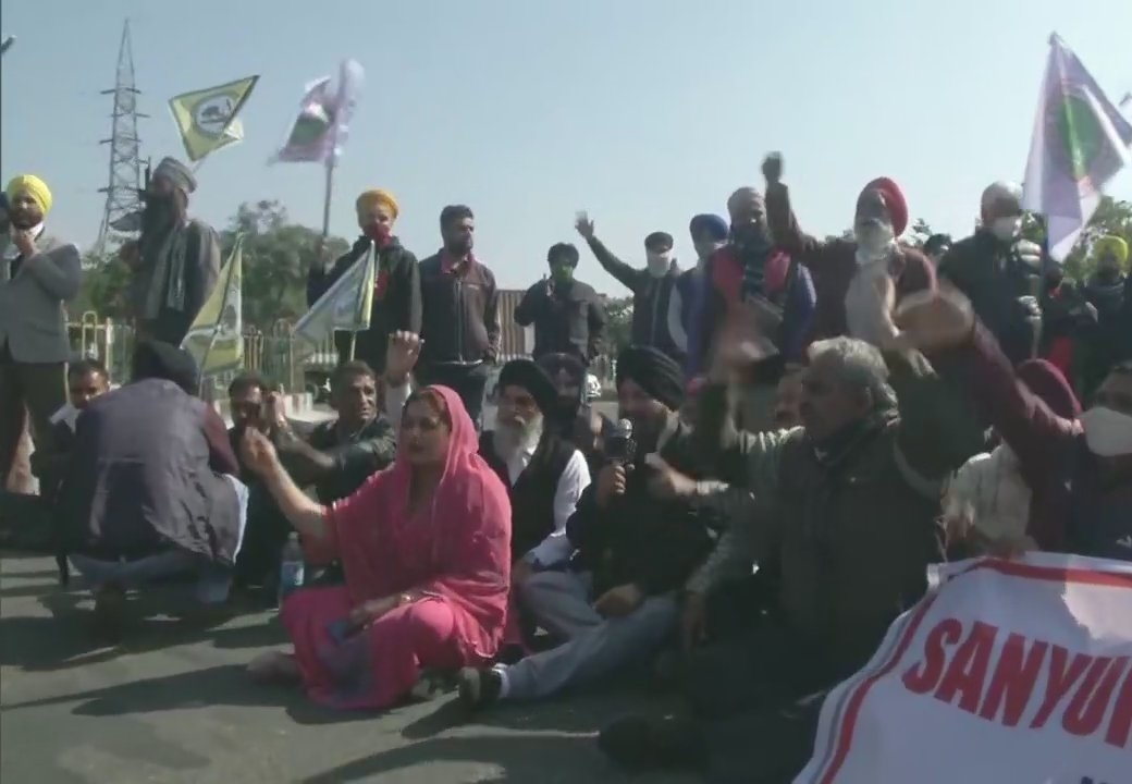 Nationwide chakkajam end with peaceful called by protesting farmer unions