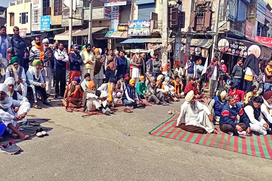 farmers chakka jam in haryana