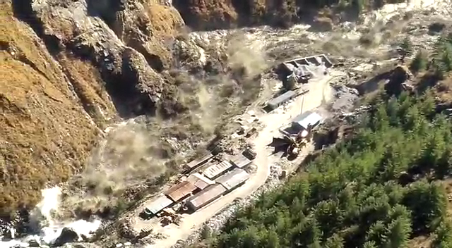 Glacier burst in Ranini village of Uttarakhand