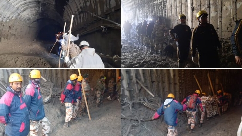 Rescue team enters Tapovan tunnel