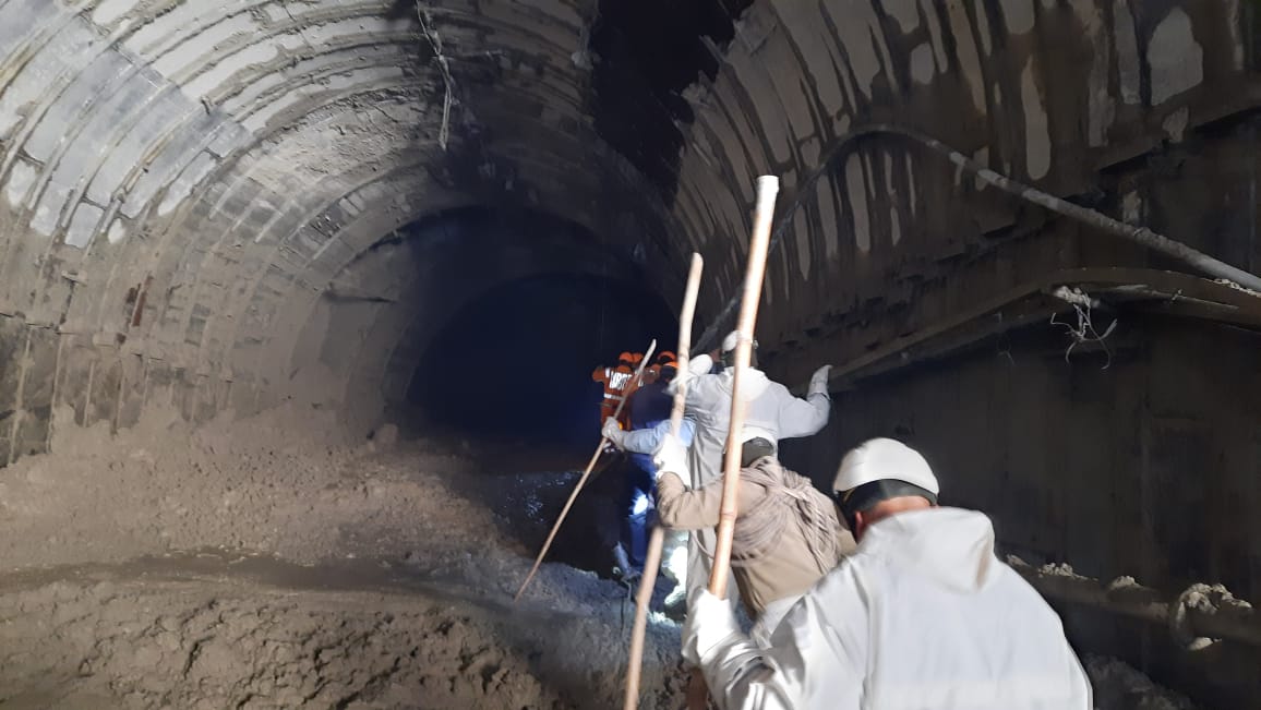 Multi-agency operation on to rescue those trapped inside tunnel in Uttarakhand's Tapovan