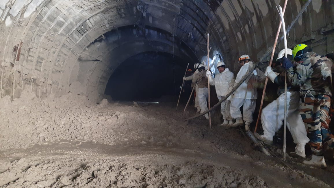 Multi-agency operation on to rescue those trapped inside tunnel in Uttarakhand's Tapovan