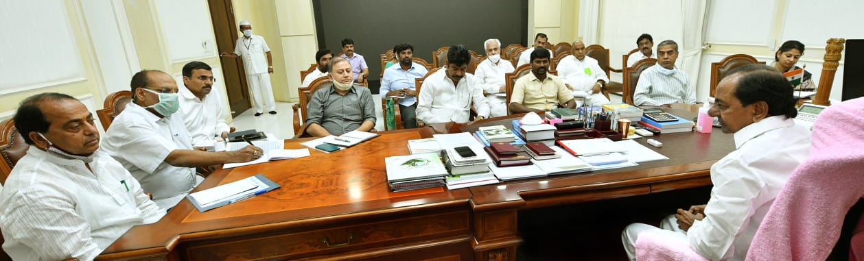 CM REVIEW ON PANCHAYATI RAJ DEPARTMENT IN PRAGATHI BHAVAN