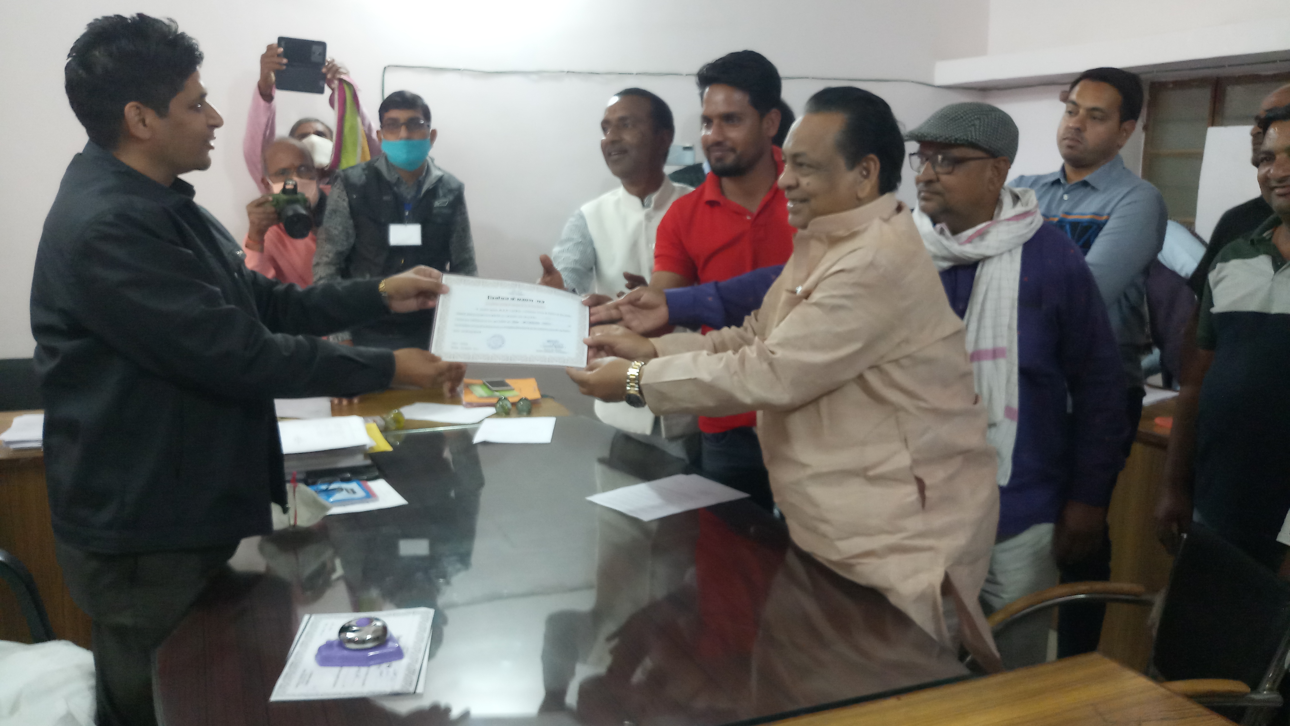 Ratangarh municipal vice president election concluded