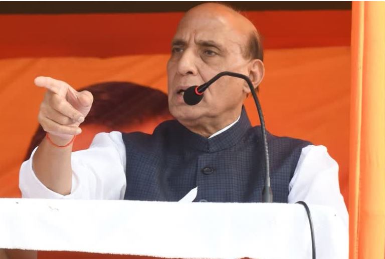 Union Defense Minister Rajnath Singh