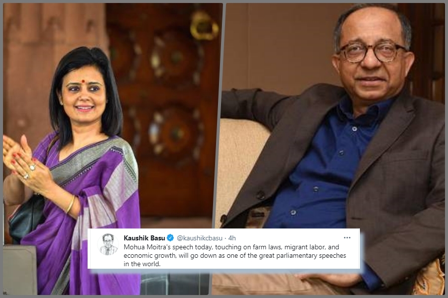 Economist Kaushik Basu appreciates TMC MP Mahua Moitra's speech