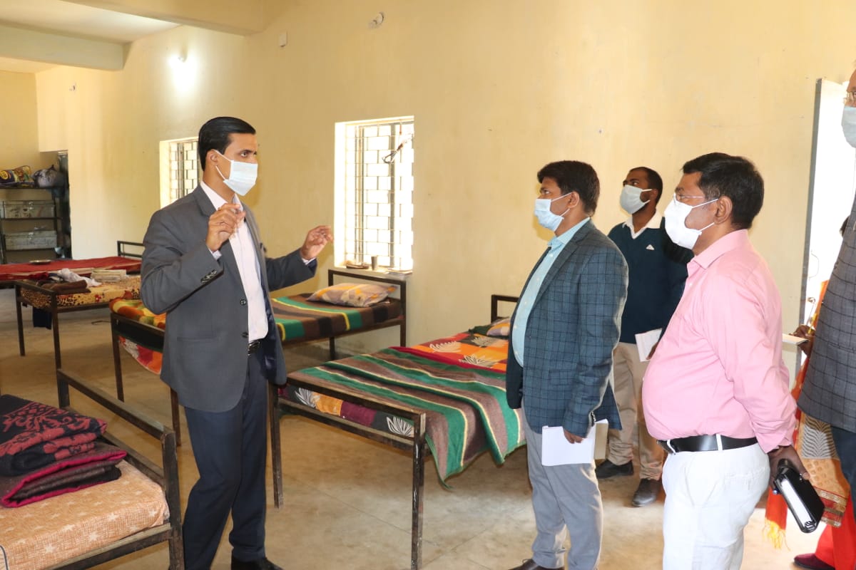 Deputy Commissioner inspects child care home in simdega