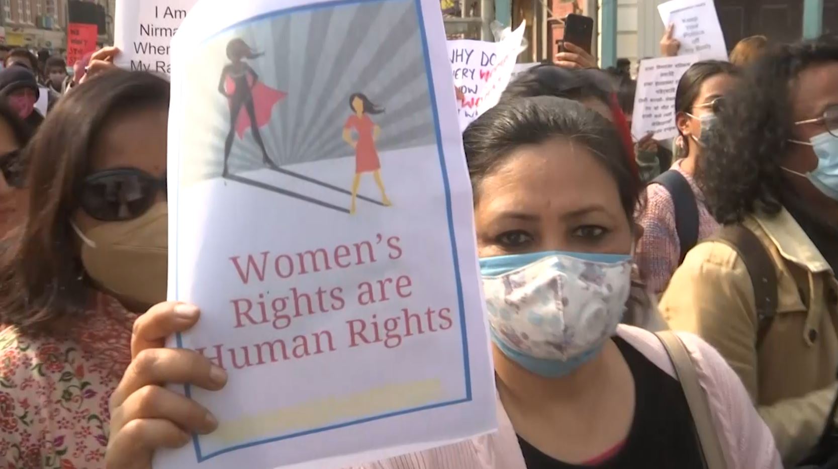 hundreds rally in nepal for women's rights