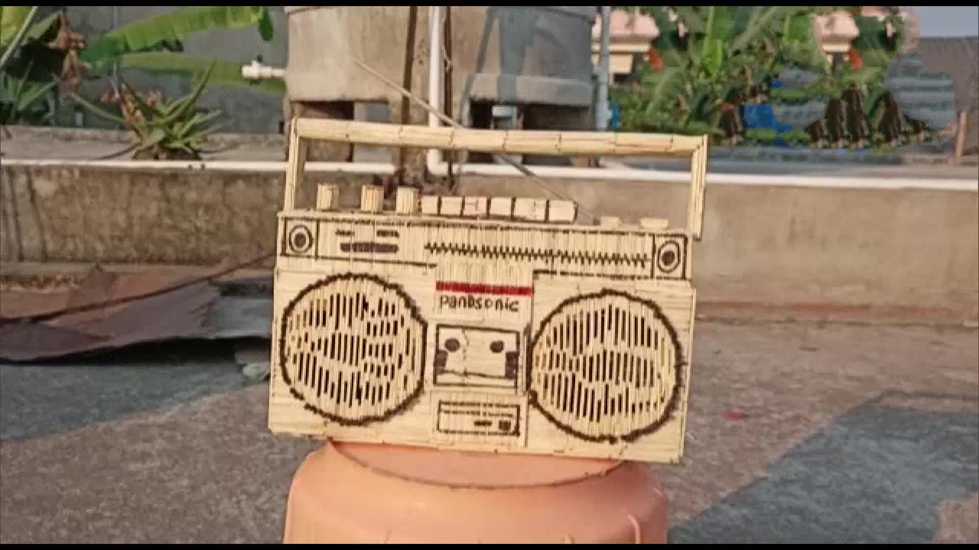 To mark World Radio Day on February 13, an artist in Puri has made a replica of radio by using matchsticks.