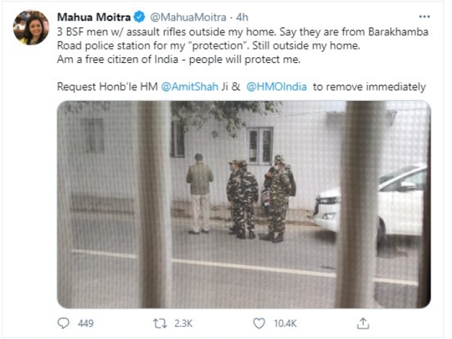 MP Mahua Maitra's tweet