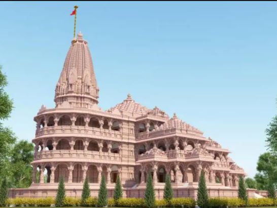 राम मंदिर निर्माण के लिए चांदी की शिला भेंट.