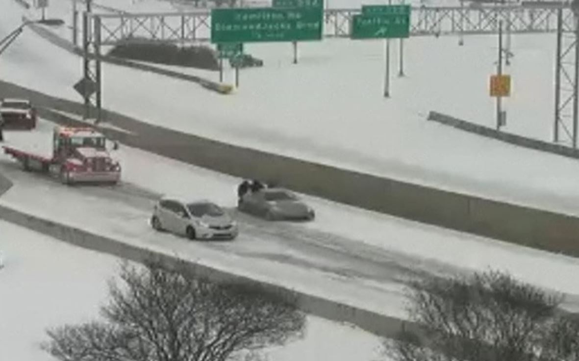 texas, snow fall