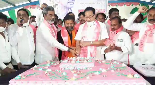 cm kcr birthday celebrations, ramagundam