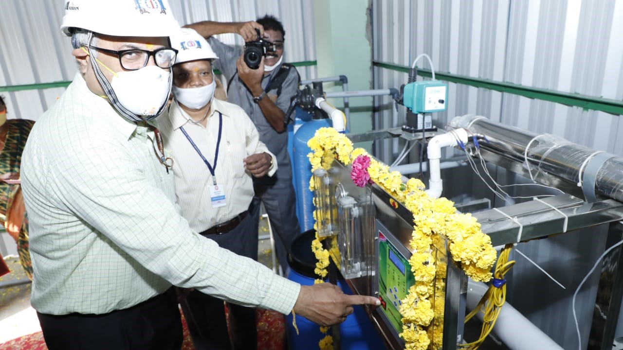 south central railway gm Gajanan inspected rayanpadu work shop