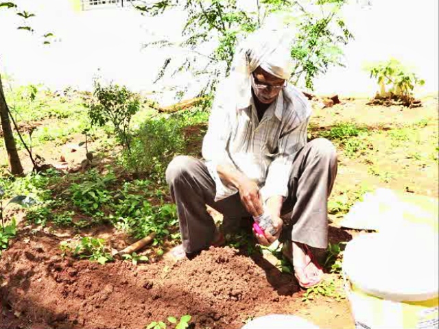 Tumkur old couple concerns about Environment