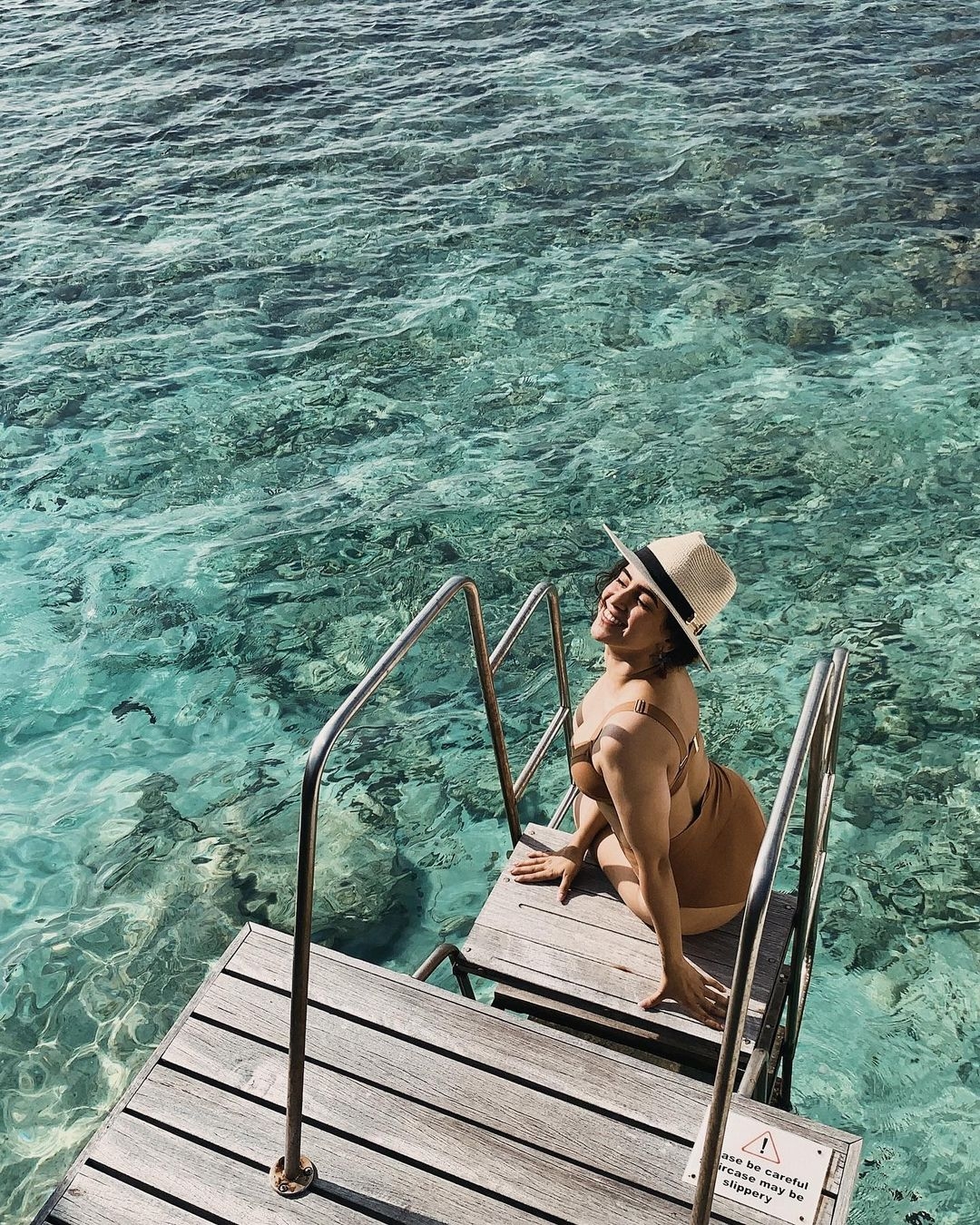 Sanya Malhotra strikes a sunkissed pose in bikini