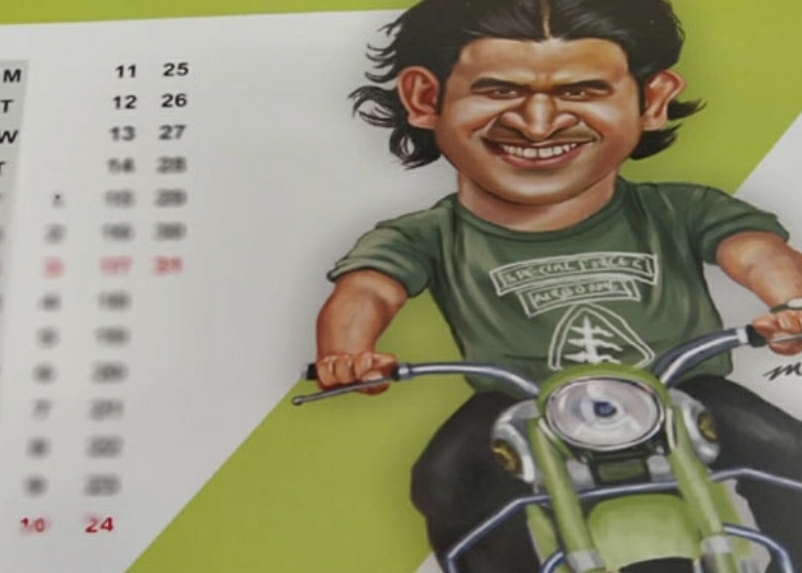 cartoonist-manoj-created-cartoon-calendar-related-to-dhoni-in-ranchi