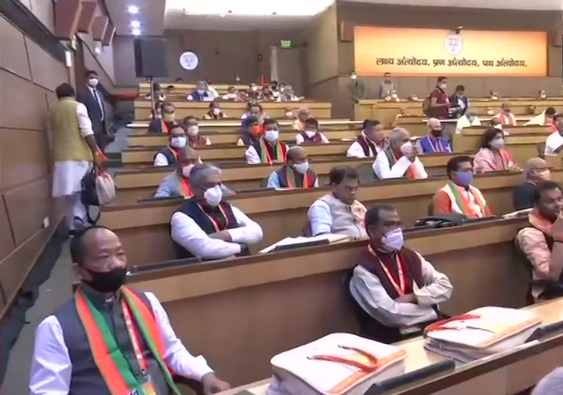 PM Modi inaugurates meeting of BJP national office bearers in Delhi