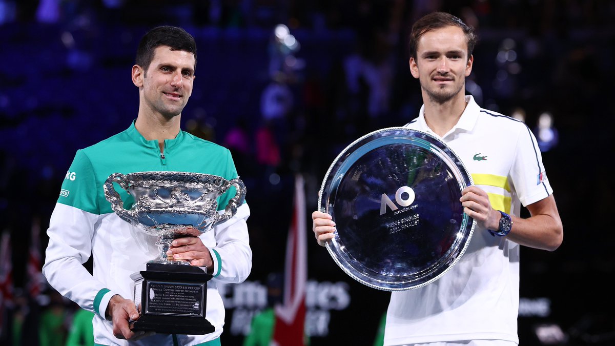 Medvedev and Djokovic