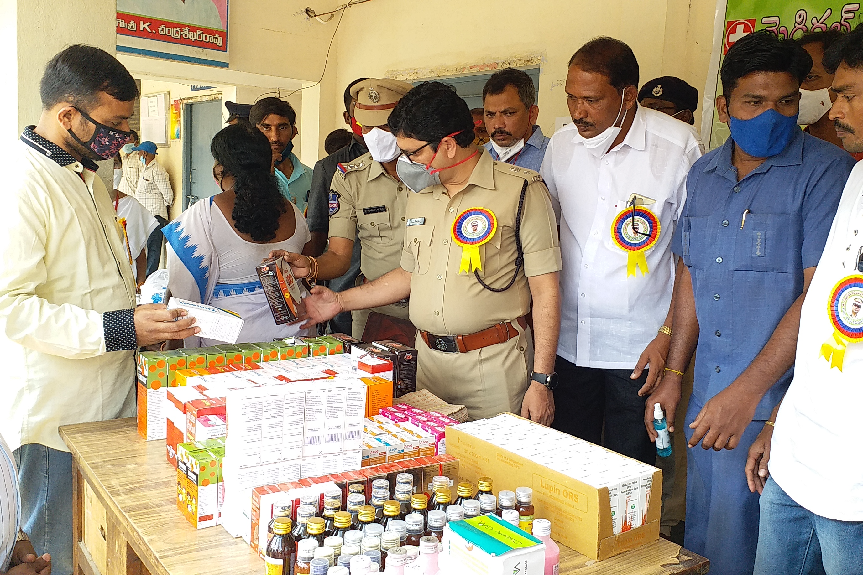 Police Department conduct Mega medical camp for Tribals in khammam district