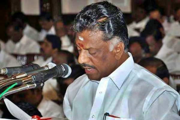 துணை முதலமைச்சர் ஓ. பன்னீர் செல்வம்