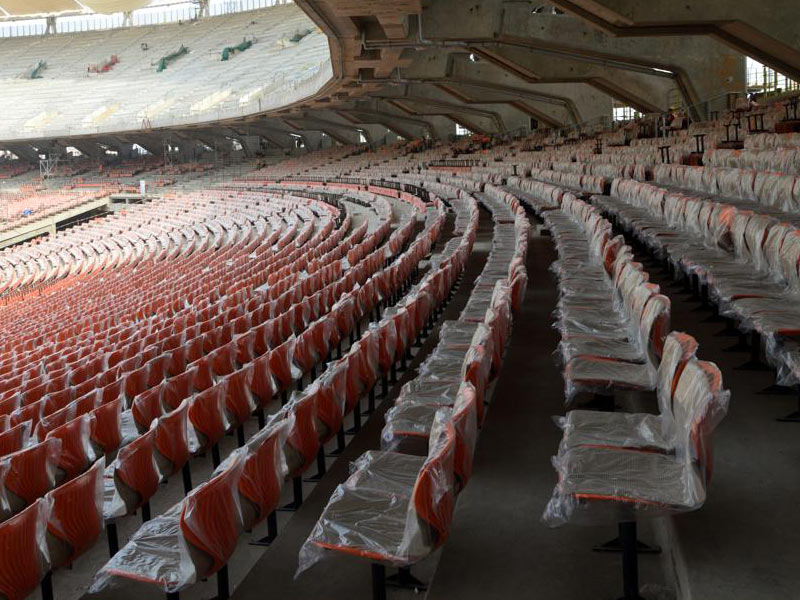 Seating structure in Motera Stadium