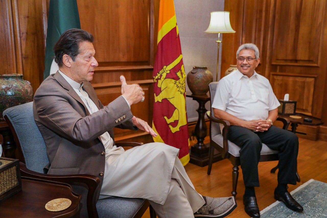 pakistan pm discusses multifaceted relationship with sri lanka, pitches for cpec for the island nation