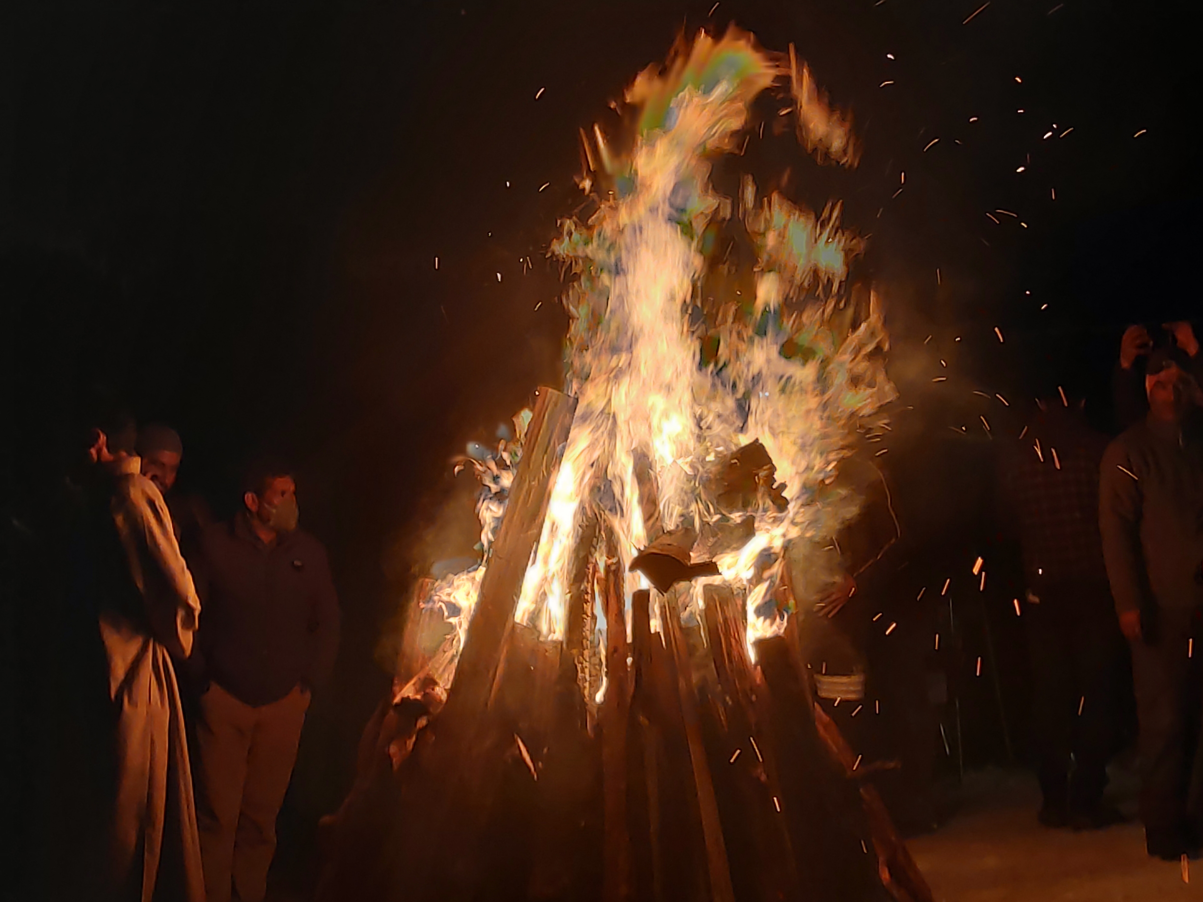 Sports Minister Karen Rijiju announced the start of the event by lighting a torch