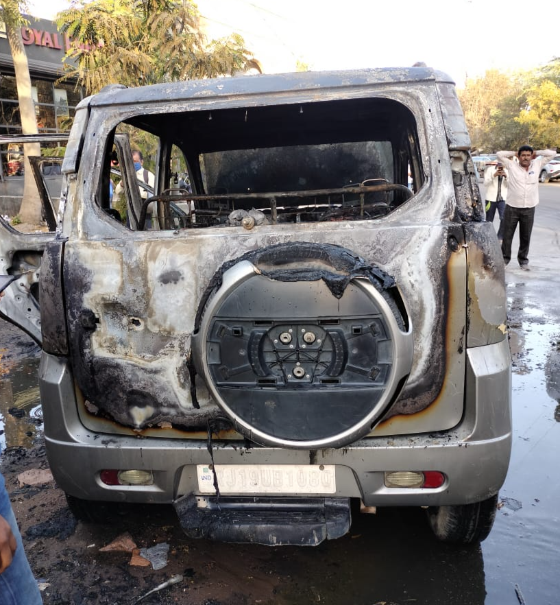 जोधपुर न्यूज, fire broke out in car