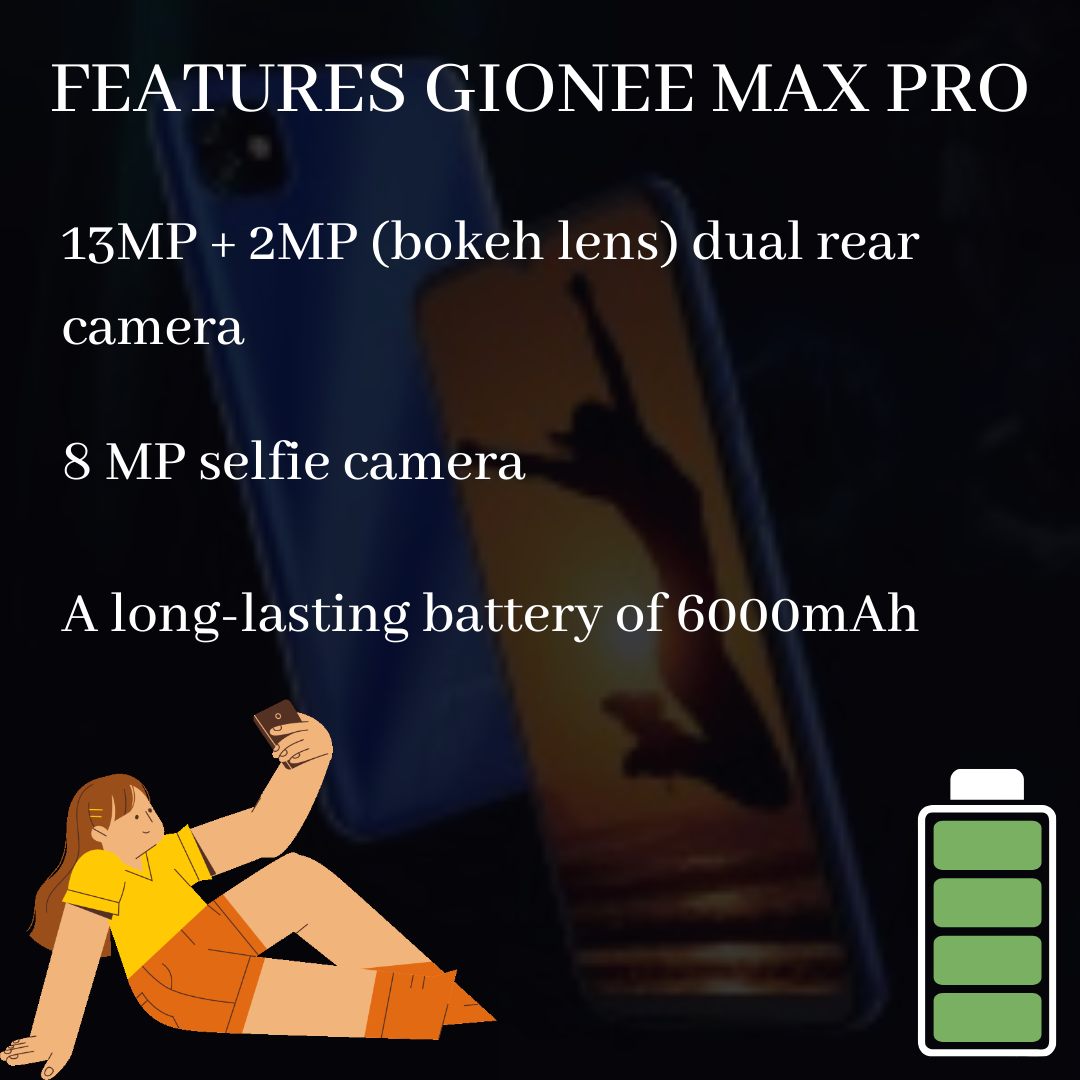 Gionee Max Pro, Gionee Max Pro features