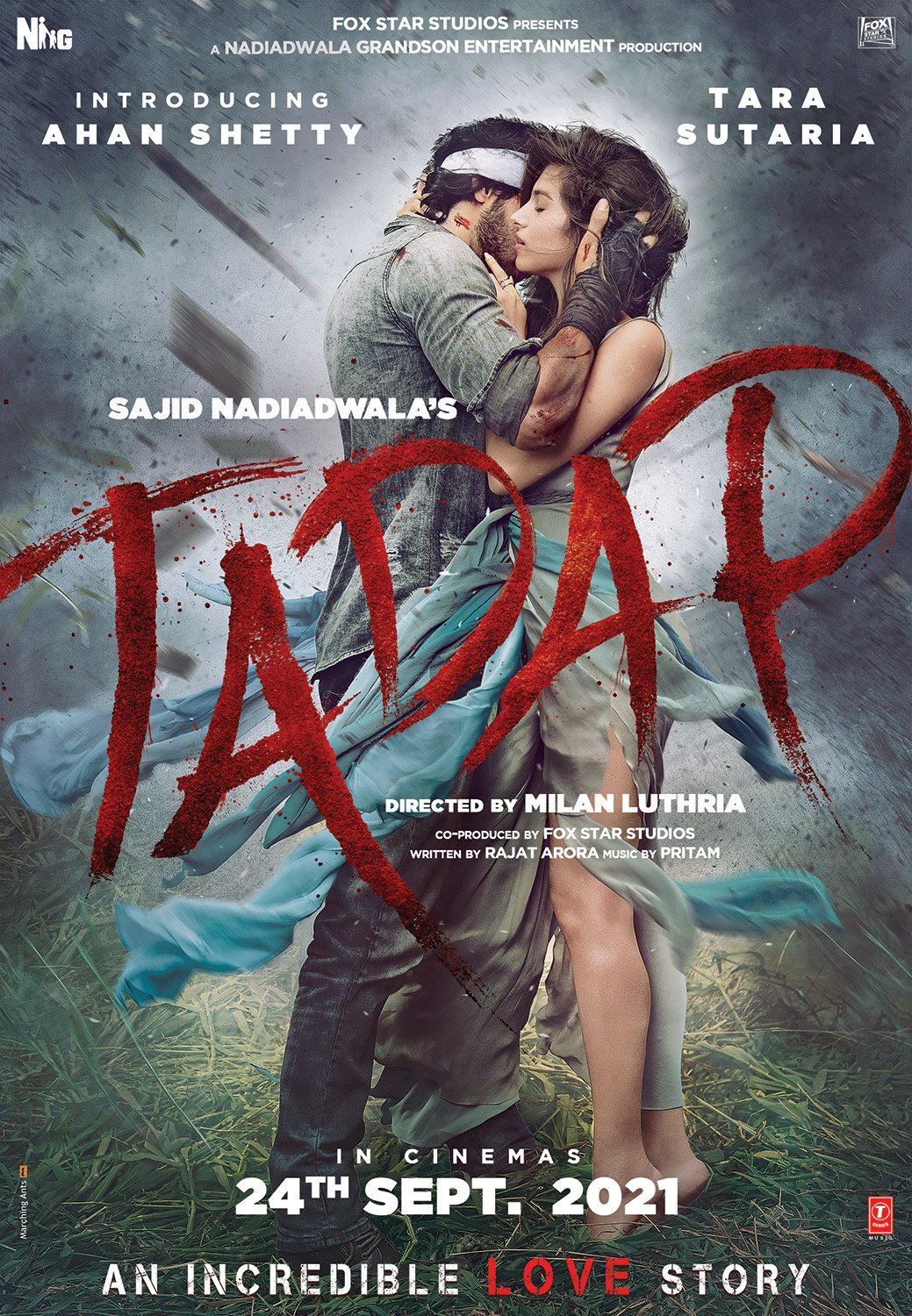 Suniel Shetty's son Ahan set to make debut with Tadap, poster out