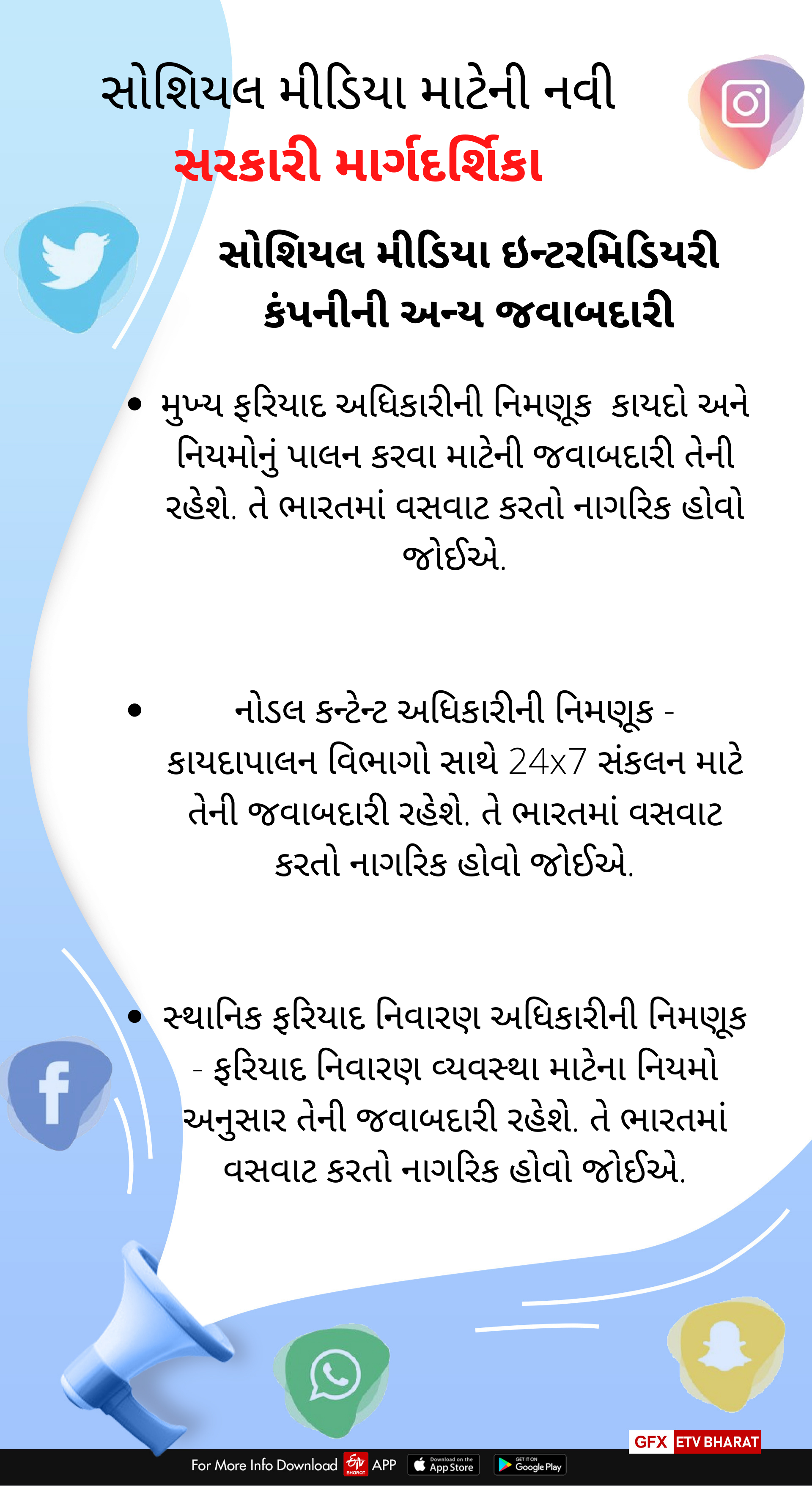 સોશિયલ મીડિયા માટે સરકારની નવી માર્ગદર્શિકા