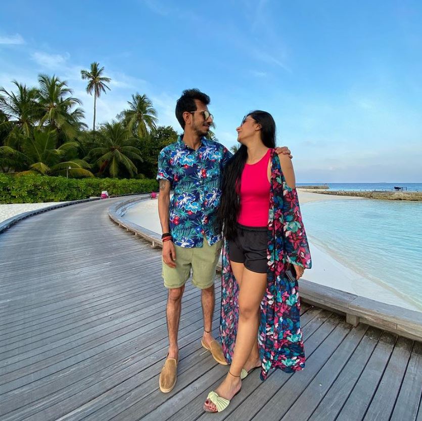 Yuzvendra Chahal, Dhanashree Verma vacation to maldives