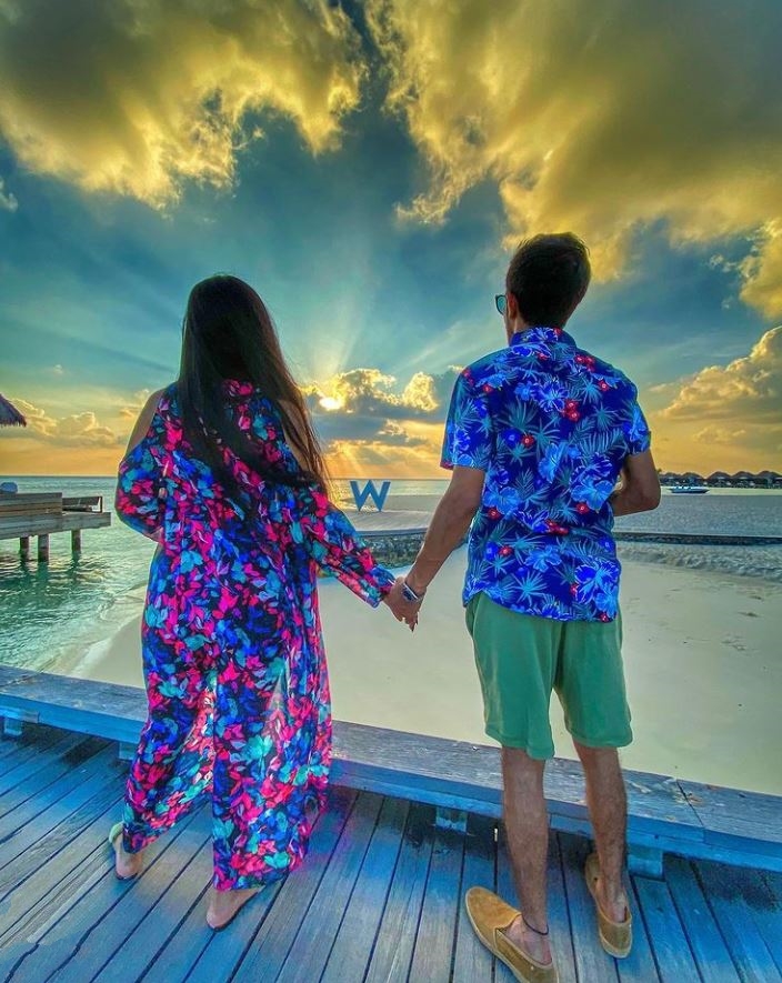 Yuzvendra Chahal, Dhanashree Verma vacation to maldives