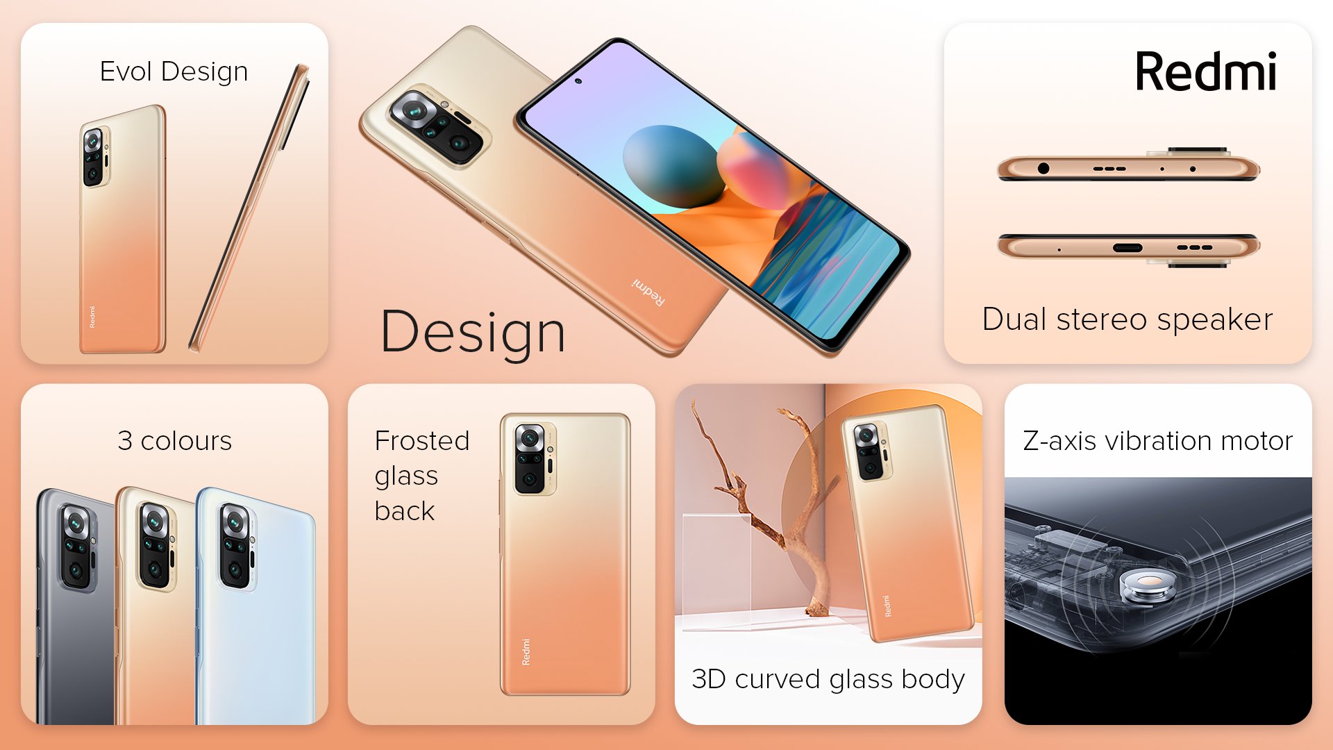 Redmi 10 series, Features of Redmi 10 series