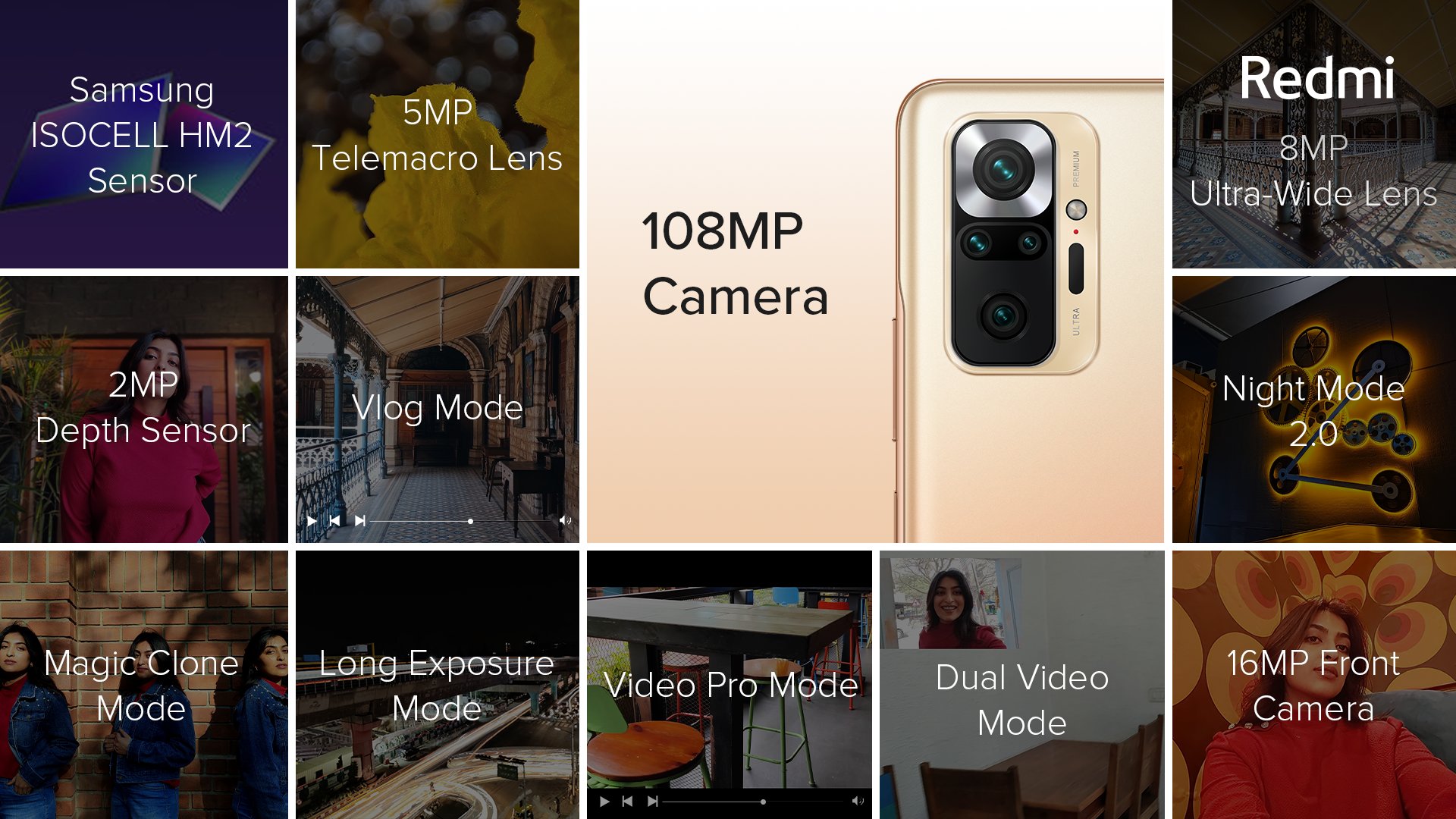 Redmi 10 series, Features of Redmi 10 series