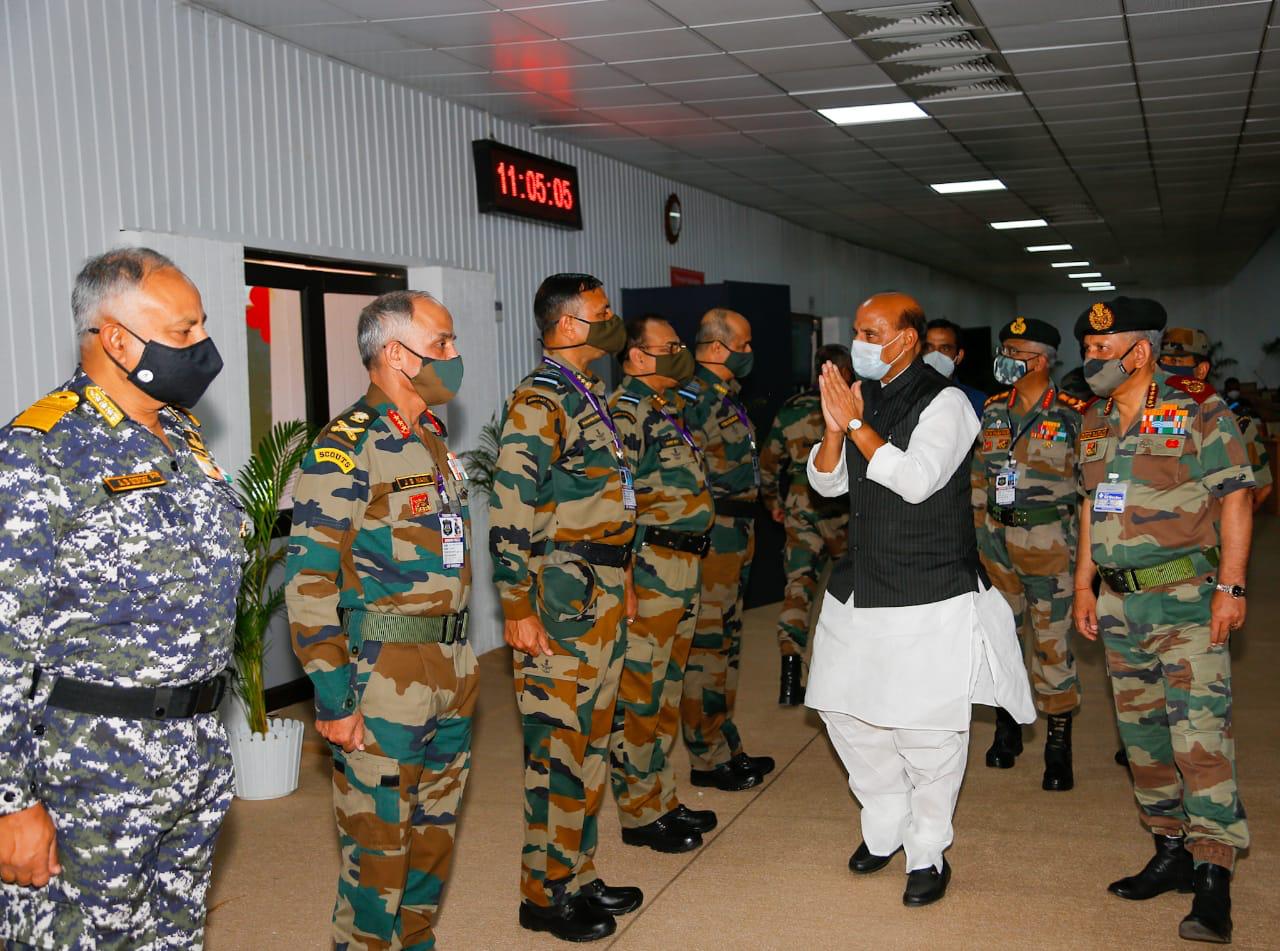 Rajnath Singh at Combined Commanders' Conference