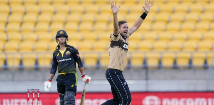 NZ vs AUS : Tim southee punished over his behaviour against umpire