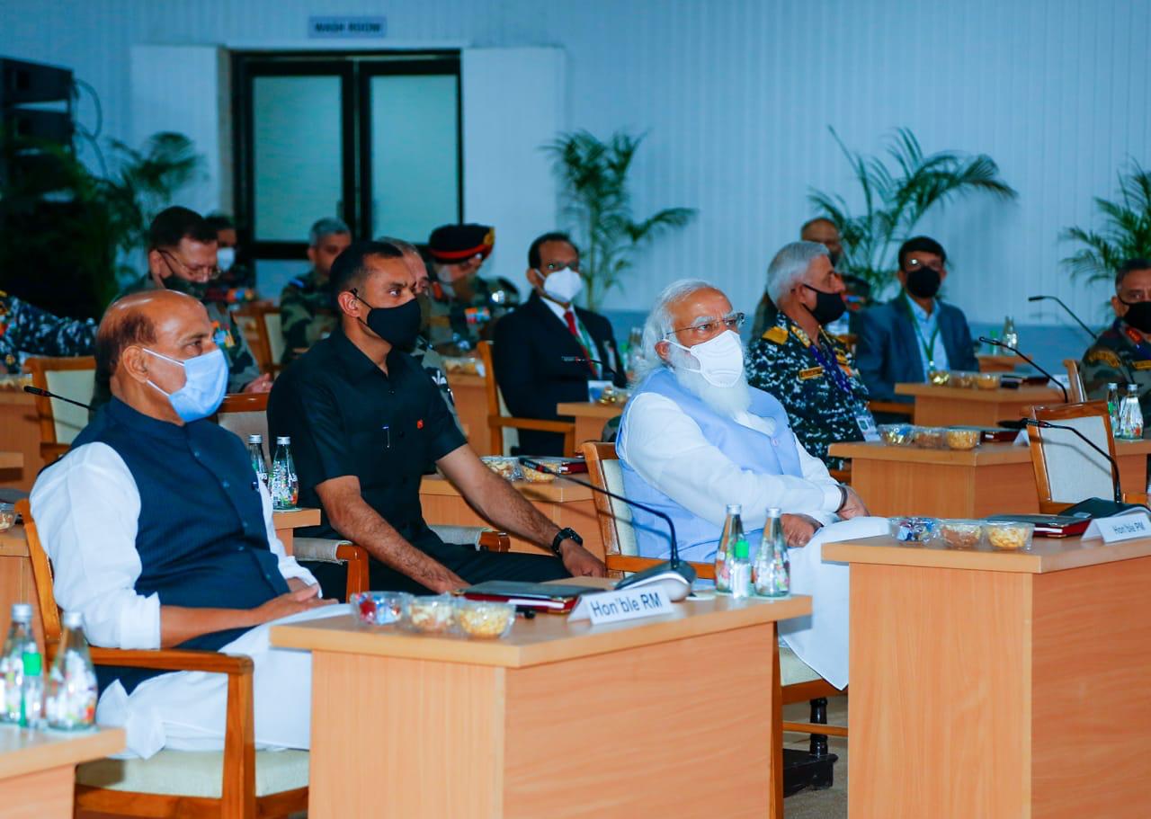 PM Modi attends Kevadia for military commanders conference