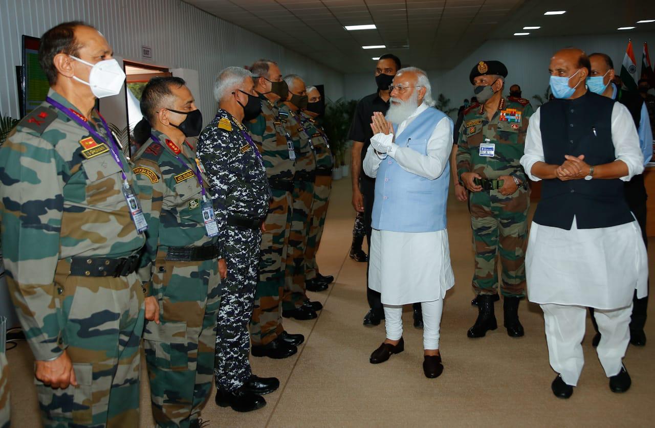 PM Modi reaches Kevadia for military commanders conference