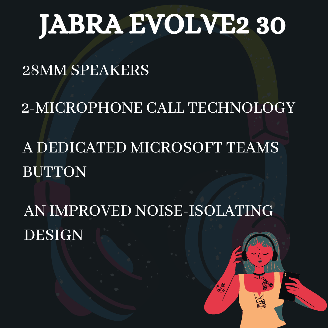 Jabra Evolve2 30, Jabra Evolve2 30 features