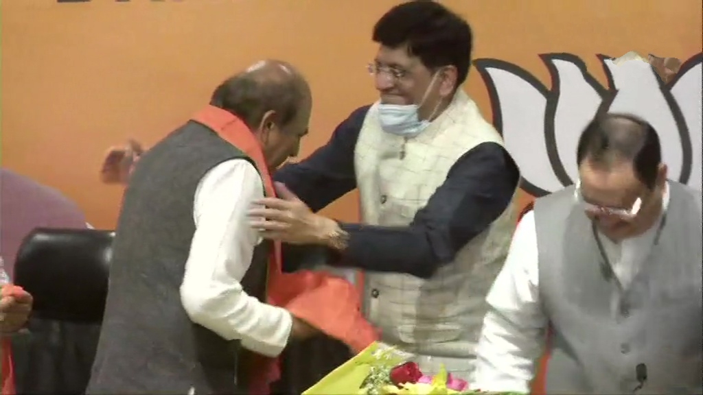 Former TMC MP Dinesh Trivedi joins BJP