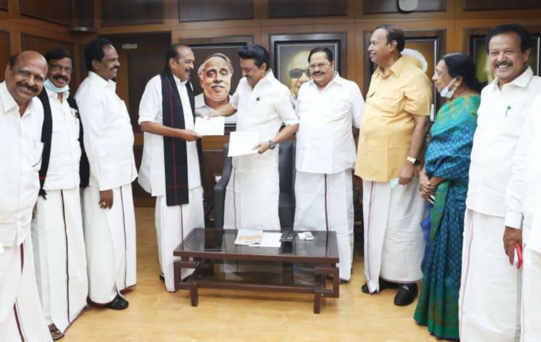 DMK Alliance, 6 constituencies for MDMK, மதிமுக, மதிமுக 6 தொகுதி ஒதுக்கீடு